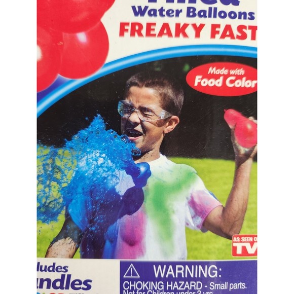 Battle Balloons Color Burst 120ct Non Staining Red Blue Green - Picture 10 of 10